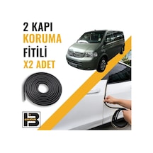 Volkwagen Caravelle T5 Kapı Koruma Fitili-iki Kapı-siyah-bm1122