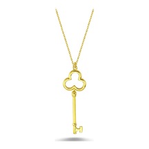 Taşlı Küçük Anahtar Kolye (498176427)