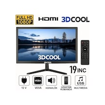Mellifera 12v Led 1080p Full Hd Monitör Tv Kumandalı Hdmı,vga,aux,usb