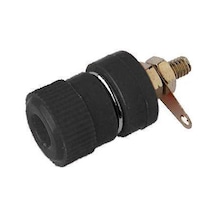 Elektronikport-4Mm Born Jak Dişi Soket Büyük Boy Siyah Banana Jack Uyumlu