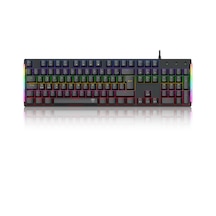 T-dagger Naxos, T-tgk310-bl, Usb Kablolu, Türkçe Q, Rainbow Backlight, Blue Mekanik Switch, 104 Tuşl