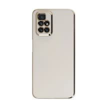 Xiaomi Redmi 10 2022 Kılıf Volet Silikon - Beyaz -