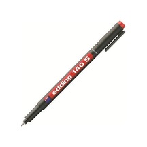 Edding Asetat Kalemi E-140S Kırmızı  Ed14002
