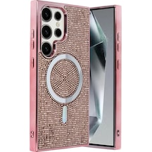 Joko Samsung Uyumlu  Galaxy S24 Ultra Helen Magsafe Kapak - Pembe
