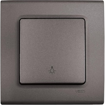 Linnera Life Antrasit Light Zil Anahtarı Çerçeveli Linnera Life Antrasit Light Zil Anahtarı Çerçeveli
