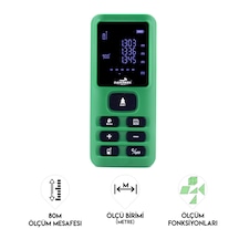 Dawreek Mesafe Ölçer E40 Green 80 Metre Dijital El Tipi Mesafe Ölçüm Cihazı