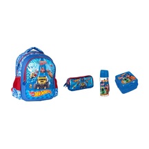 Hot Wheels Okul Çantası ,kalem Kutu,matara Ve Saklama Kabı Çok Renkli