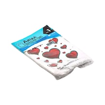Arma Baskılı Mini Blok Poşet Torba - No : 1 - 22x35 Cm. - Beyaz - 100 Adetlik 1 Paket