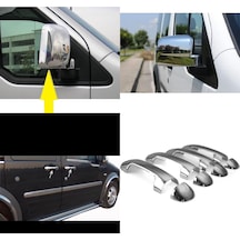 Ford Connect Krom Set Ayna Kapağı-Kapı Kolu