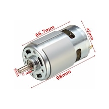 Rs 775 Dc Motor Rulmanlı 12-36 Volt 12000 Rpm Şarjlı Matkap Cnc