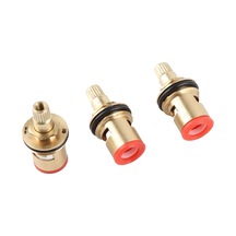 Vkemall 10 Adet Porselen Kromlu Paspas Krom Valf Çekirdeği, Ev, Mutfak, Lavabo Paspas Tamiri İçin Dayanıklı Bakır Malzeme, Su Tıkanıklığını Önleyen Tamir Seti Diğer