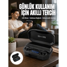 Kulak İçi Bluetooth Kulaklık Rgb Işıklı Çift Mikrofonlu İos/android Uyumlu Bt 5.2 Yeni Nesil - Lisinya