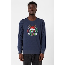 Christmas Squad İndigo Erkek 2ip Sweatshirt 001