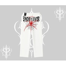 Beyaz Baggy Eşofman Altı Spider Undercover Beyaz