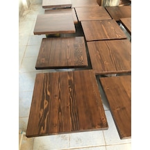 Bintaş Mobilya Kütük Masa Üstü 70x70.cm Çok Renkli