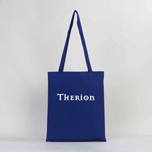 Therion Logo Mavi Gabardin Bez Çanta