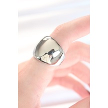 Ezoconcept Silver Renk Ayarlanabilir Bombeli Ayna Yüzük Çok Renkli