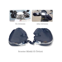 Richa Lns Motosiklet Scooter El Rüzgarlığı Büzgülü Model Kalın