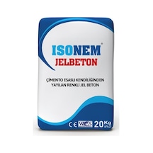 İsonem Çimento Esaslı Kendiliğinden Yayılan Renkli Jelbeton 20 Kg Kırmızı