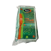 Omeyva Plastik Şeffaf Yeşil Sup Kaşık - Tatlı Dondurma Kaşığı - 12.5 Cm. - 50 Adetlik Paket