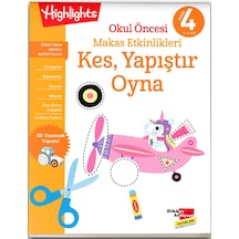 Okul Öncesi Makas Etkinlikleri Kes, Yapıştır, Oyna 4. Seviye
