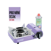 Orcamp Tekli Çantalı Mini Portatif Ocak Mor Ck-506 Mor