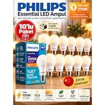 10 Adet 13w Sarı Işık 2700k E27 Duylu Kalın Duy Led Ampul