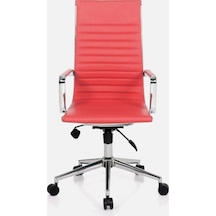 Aykanoffice Aykan Ofis Riva Kırmızı Yönetici Koltuğu