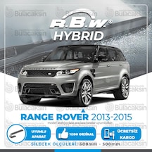 Rbw Hybrid Range Rover 2013-2015 Ön Silecek Takımı - Hibrit
