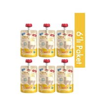 6'lı Banana Lama Organik Karışık Meyve Püresi 110 Gr