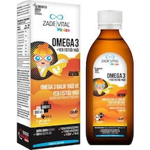 Zade Vital Miniza Omega 3 + Yer Fıstığı Yağı 150 ML