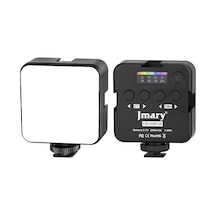 Jmary Fm-69rgb Rgb Led Telefon-kamera Üstü Pilli Aydınlatma Işığı Siyah