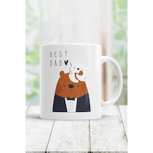 Best Dad Kupa Bardak Beyaz