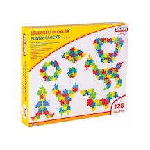 Pilsan Eğlenceli Bloklar 128 Parça Çocuk Oyuncak Eğitici Montesso