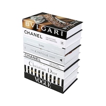 8'li Özel Seri Dekoratif Kitap Kutusu