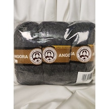 Angora Antrasit El Örgü İpi 3 Adet - Renk: 009
