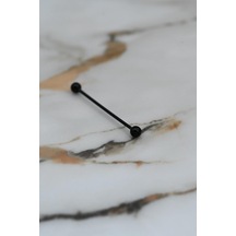 316l Cerrahi Çelik Siyah Düz Köprü Piercing-0vp175 Çok Renkli