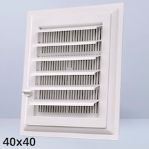 40x40 Plastik Wc Banyo Menfezi - Beyaz