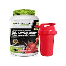 Proteinli Öğün Tozu Öğün Yerine Geçen Besleyici Shake Çilek Aromalı 20 Servis 1000 Gr Shaker Hediyeli