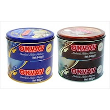 Okyay Vanilyalı Tahin Helvası 2 x 840 G + Kakaolu Tahin Helvası 2 x 840 G