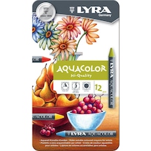 Lyra Aquacolor Aquarell Sulandırılabilen Pastel Boya 12 Renk