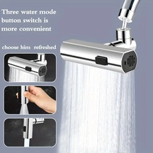 1 Adet Çok Fonksiyonlu Musluk Adaptörü Musluk Şelale 001