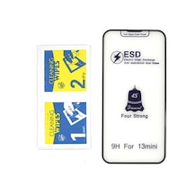 Ekılıf - Apple Uyumlu iPhone 16e - Ekran Koruyucu Rika Premium Temperli Cam Ekran Koruyucu - Siyah - T36219