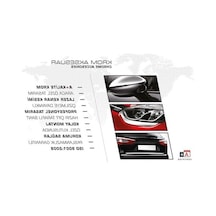 Vw Passat B8 Uyumlu Krom Egzoz Görünümü Difüzör, 4'lü R Line Parça