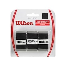 Wilson Wrz4040 Bk Pro Soft Absorbent 3'lü Black Overgrip
