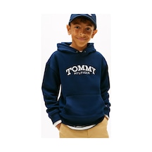 Tommy Hilfiger Lacivert Erkek Çocuk Baskılı Sweatshirt Kb0kb10028c1g Çok Renkli