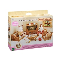 Oturma Oda Seti Sevimli Sylvanian Families Oyuncak Seti Abanoz - Beyaz