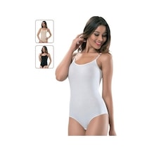 Tutku Iç Giyim Kadın Ip Askılı Kancalı Çıtçıtlı Body 6 Lı Paket