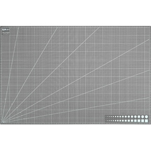 A1 Kesme Matı Patchwork - Cutting Mat - Kesim Altlığı - Kesim Tablası - 90x60cm - Gri