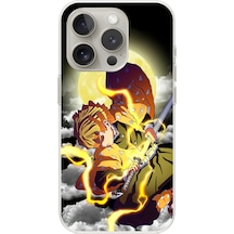 Apple Uyumlu iPhone 11 Pro Şeffaf Kılıf Demon Slayer Tasarımlı 2